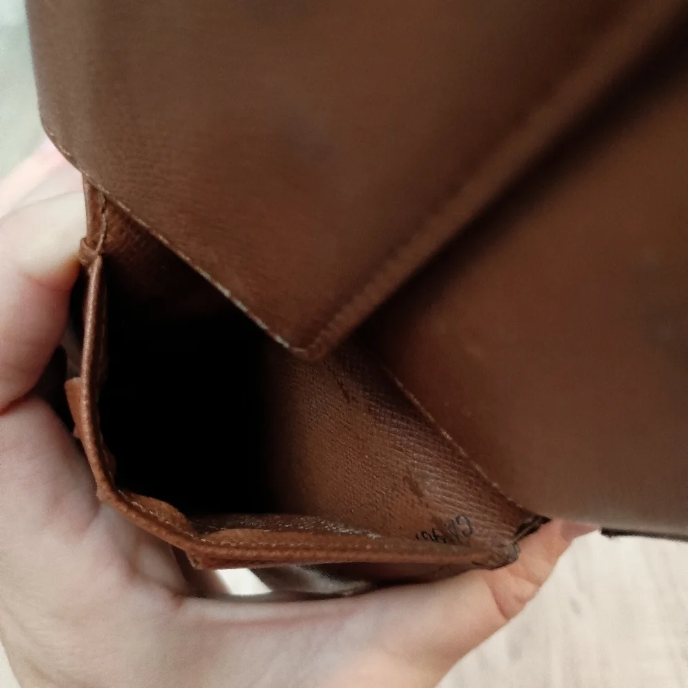 Louis Vuitton Monogram Canvas Leather Bifold Wallet